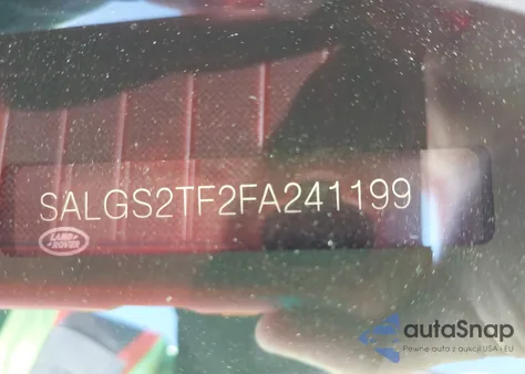 2015 Land Rover Range Rover 5.0L V8 Supercharged z USA, uszkodzony, nr VIN SALGS2TF2FA241199